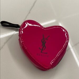YSL Beauty Heart Wristlet Bag with Mirror